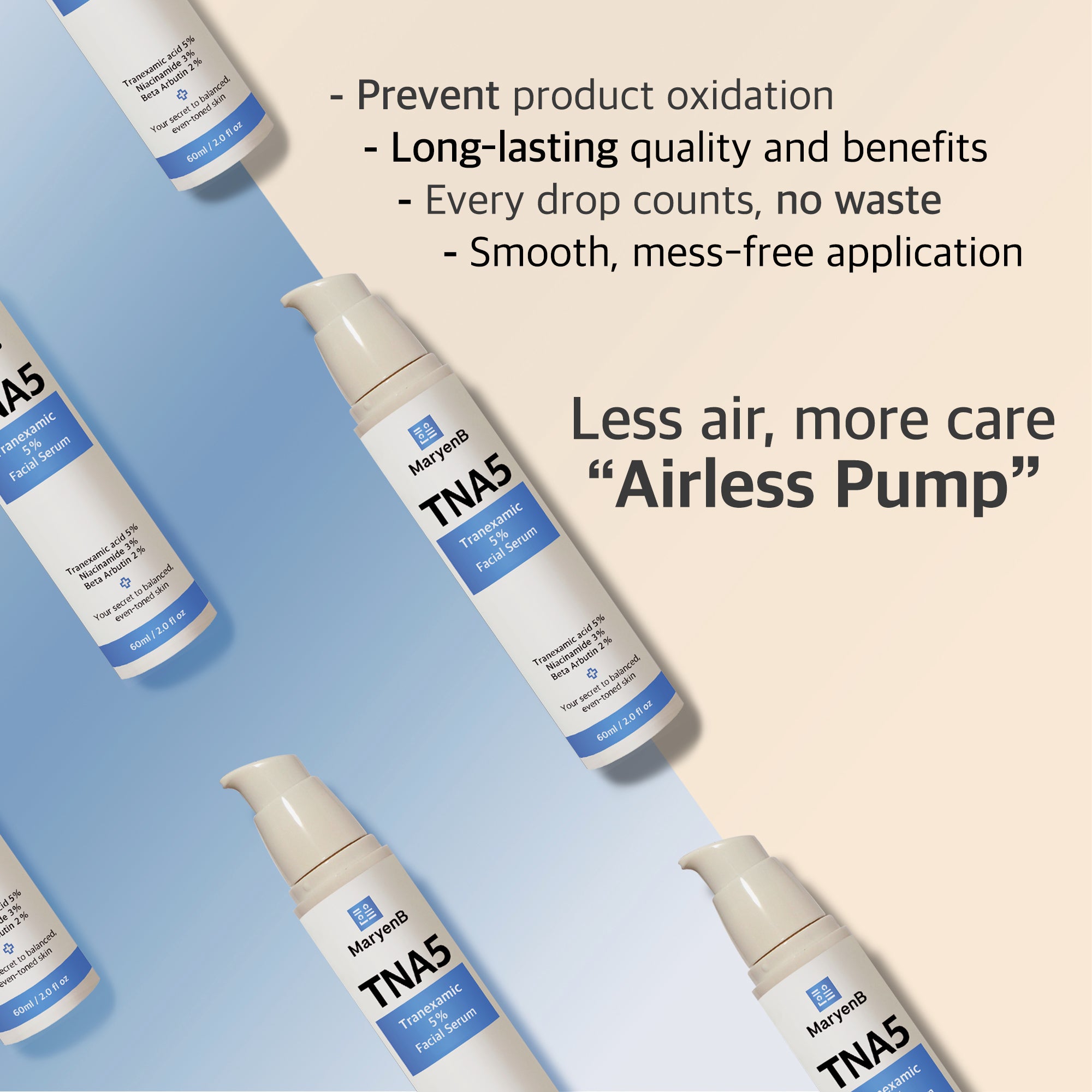 MaryenB TNA5 Tranexamic Acid 5% Serum 2 Fl Oz - Dark Spot Treatment